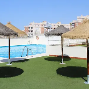Apartamento Sol Y Playa Roquetas-ático Con Piscina, Solarium Y Garaje, Roquetas de Mar